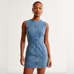 Abercrombie & Fitch Blue Denim Mini Dress